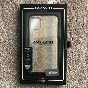 Authentic coach iPhone 11 case.
